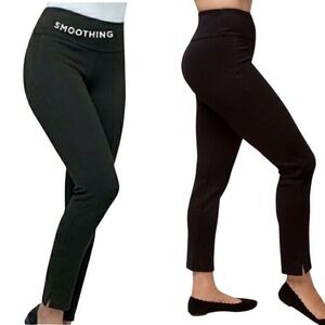 Ruby‎ Ribbon Women's M Black Smoothing High Rise Ponte Knit Shapewear Leggings